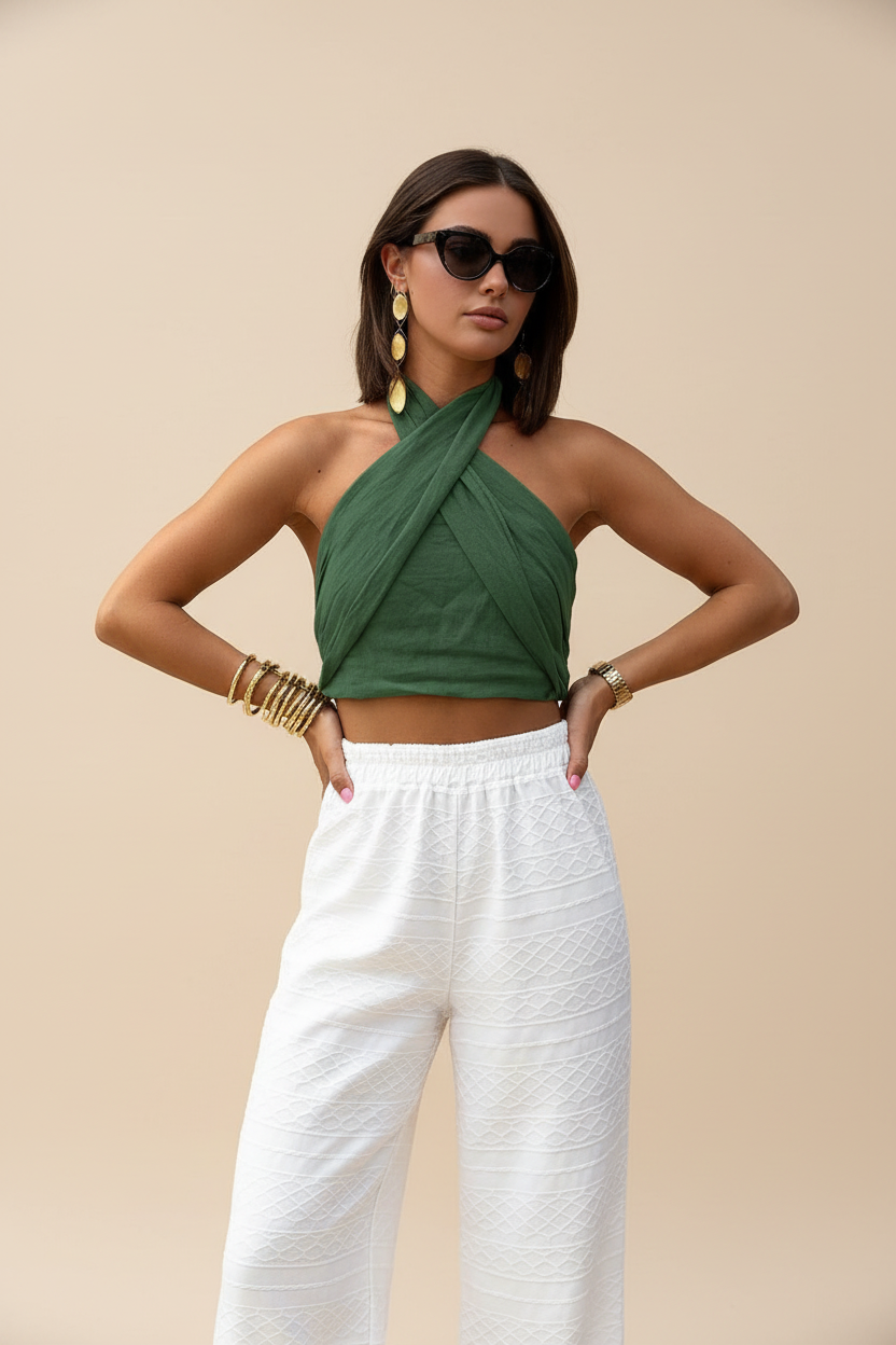Groen beige bg