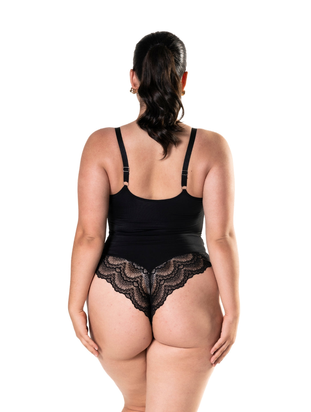 Roselle | Damskie Body z Koronkowym Przodem