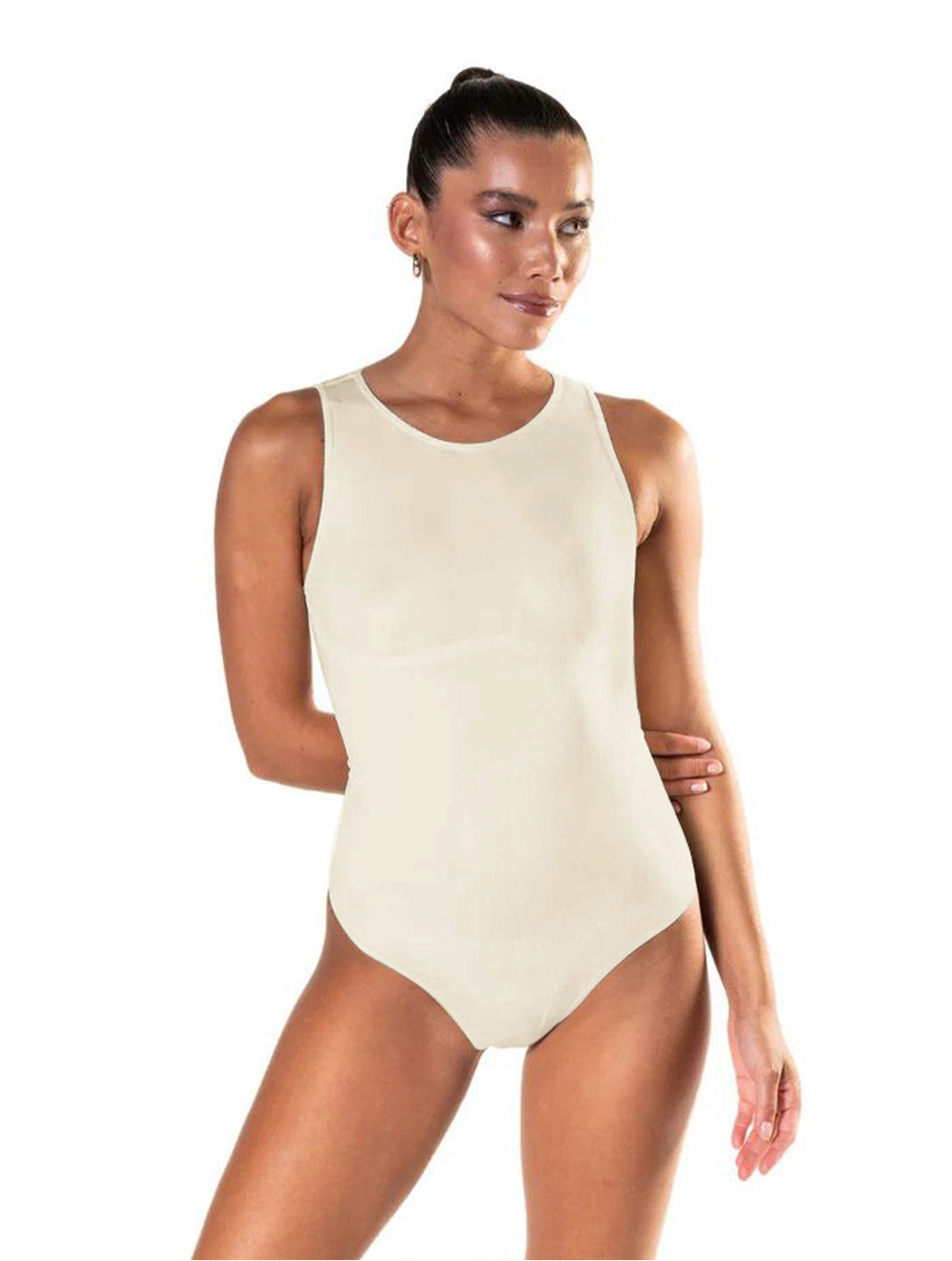 Lunessa | Damskie Body na Ramiączkach z Okrągłym Dekoltem