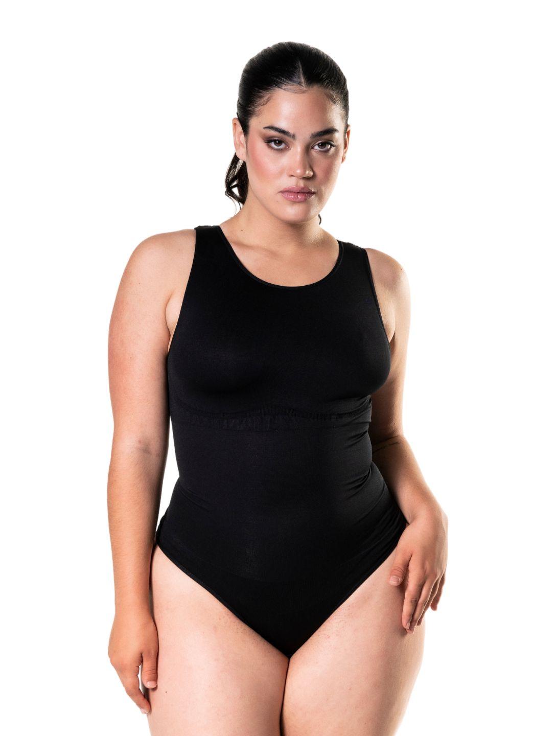 Lunessa | Damskie Body na Ramiączkach z Okrągłym Dekoltem