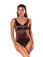 Velisse | Damskie Satynowe Body String Dopasowane