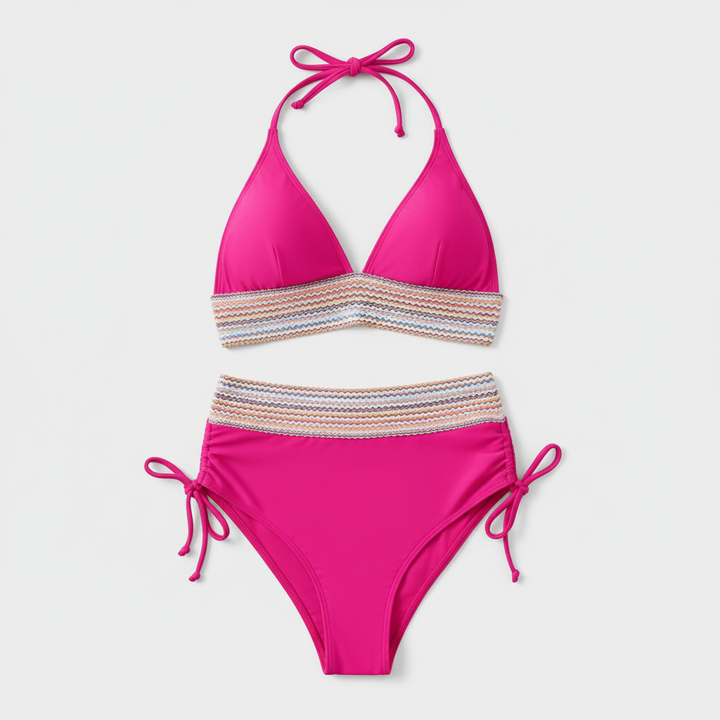 Hot pink zigzag product