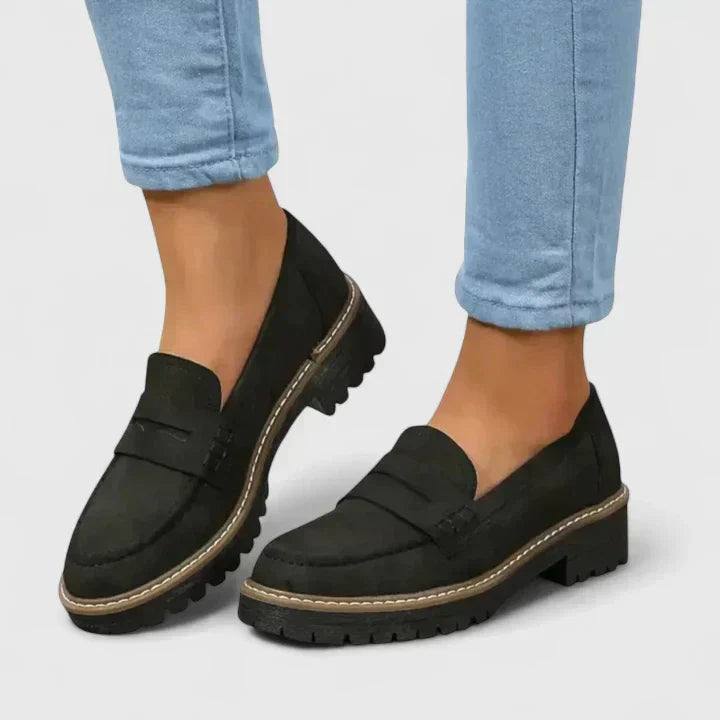 Dorvella | Mocassini Slip-On da Donna con Suola Spessa Casual