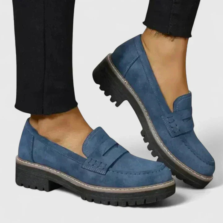 Dorvella | Women's Slip-On Moccasins with Thick Sole Casual