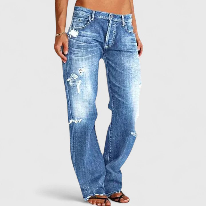 Maja | Jeans da donna con strappi e taglio ampio