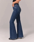 Veloria | Jeans a zampa da donna a vita alta casual