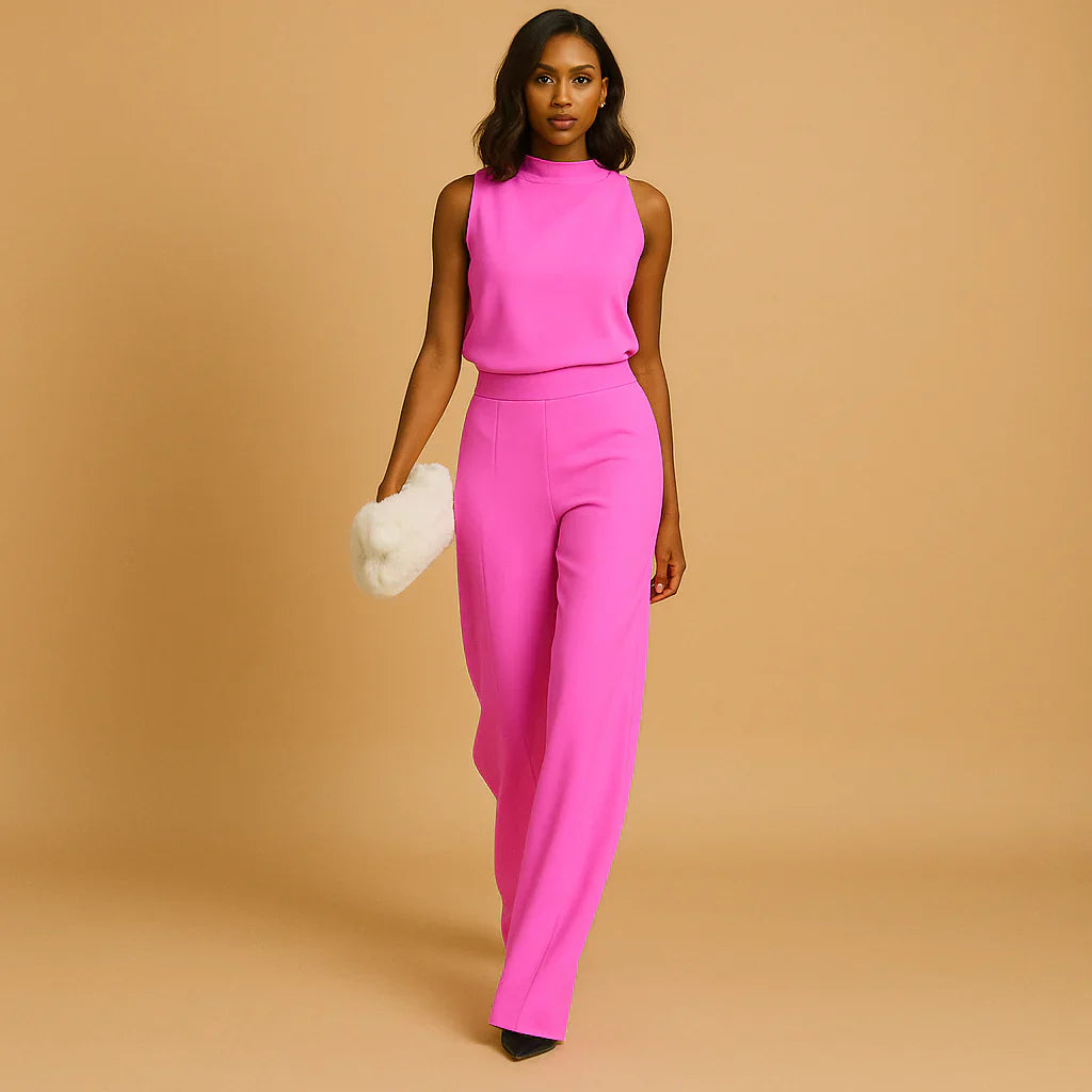 Samara | Tuta elegante da donna, modello aderente, collo alto