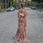 Rosette | Women's Summer Asymmetric Floral Mini Skirt