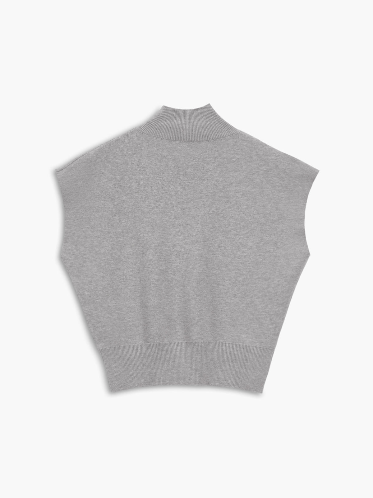 Livia | Top Casual Elegante da Donna con Collo Alto e Maniche Corte