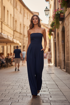 Lifestyle foto elegante jumpsuit