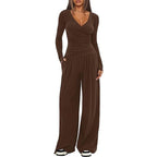 Ronie | Completo Donna Casual Lungo con Pantaloni Larghi