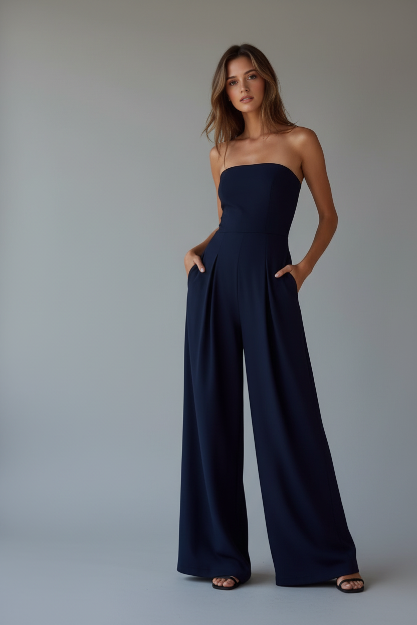 Navy Jumpsuit Studio
