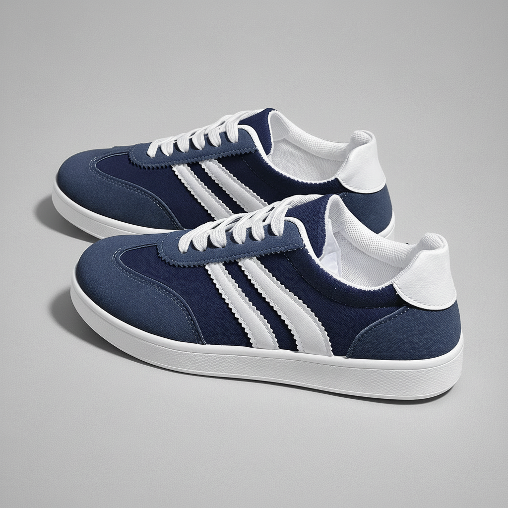 Product-only - blauwe sneakers