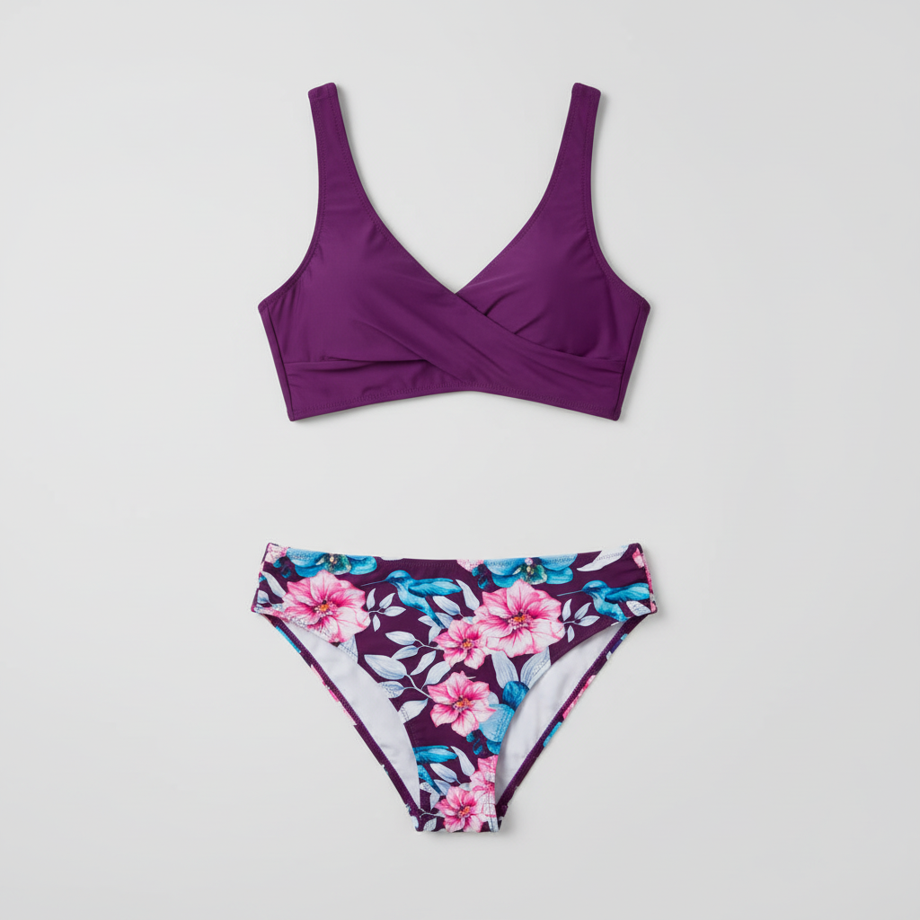 Purple floral product