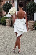 Elowen | Women's Elegant Mini Dress with Decorative Bow