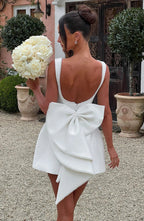 Elowen | Women's Elegant Mini Dress with Decorative Bow