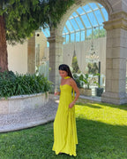 Valeria | Damska Elegancka Plisowana Sukienka Maxi