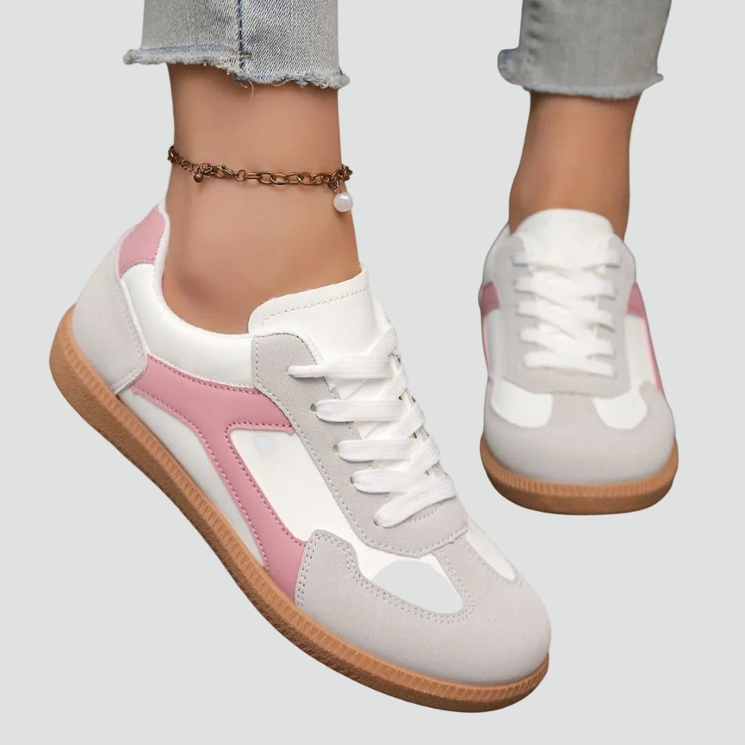 Averra | Sneakers casual da donna con lacci in stile retrò