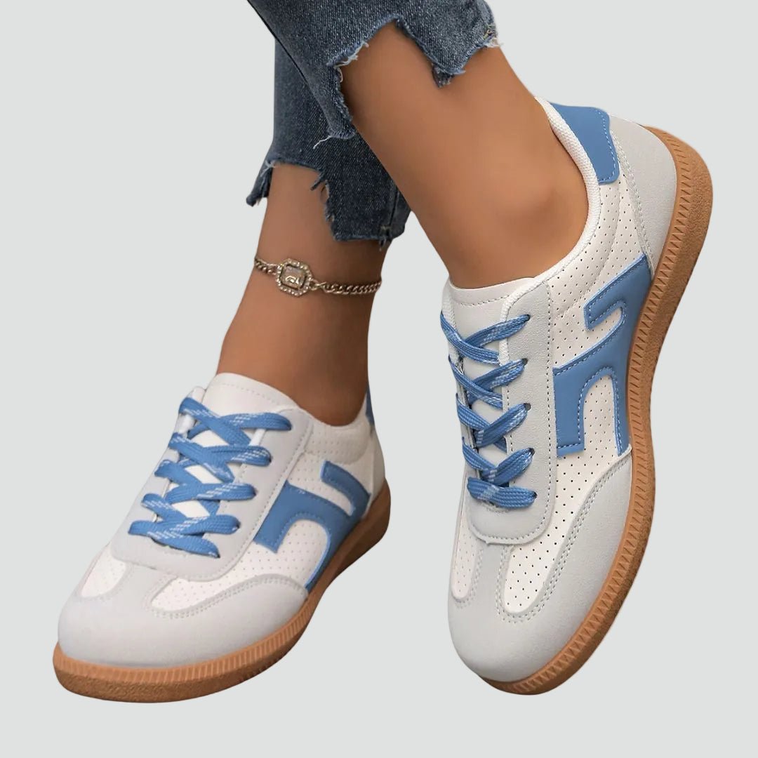 Averra | Sneakers casual da donna con lacci in stile retrò