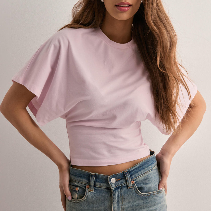 Lunira | T-shirt da donna con manica larga e vita aderente casual