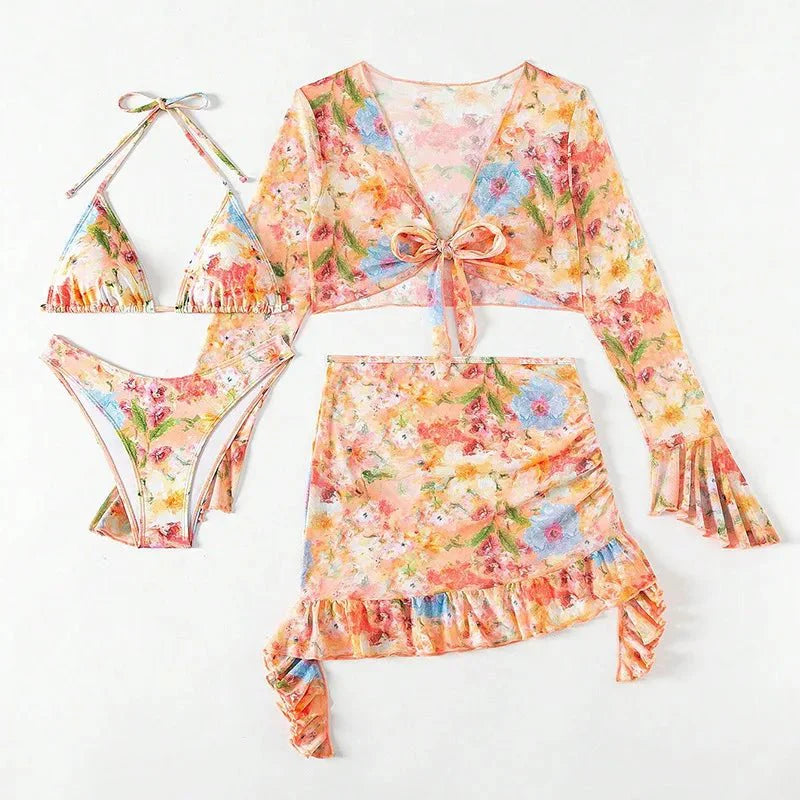 Sorena | Costume da Bagno a Vita Alta con Gonna