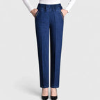 Denavie | Jeans da donna con vita elastica e gambe dritte