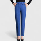 Denavie | Jeans da donna con vita elastica e gambe dritte