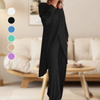 Alverra | Completo Donna con Pantaloni Larghi Quotidiani Due Pezzi