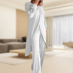 Alverra | Completo Donna con Pantaloni Larghi Quotidiani Due Pezzi