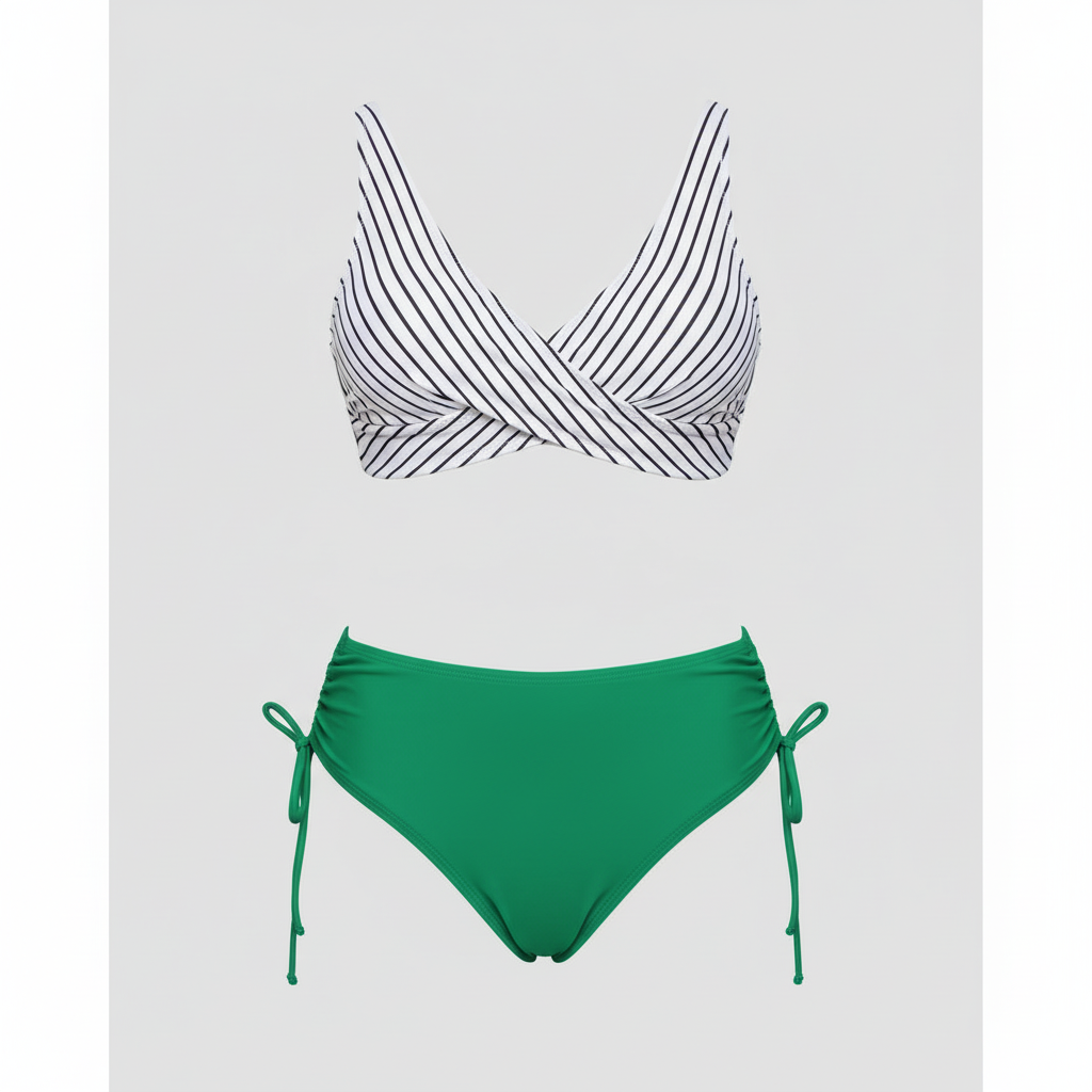 Striped green product