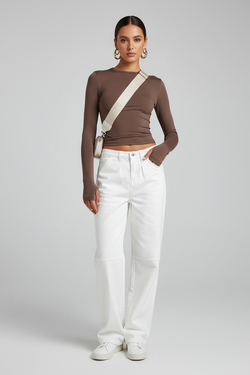 Studio foto brown volledig model