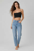 Studio foto zwart volledig model