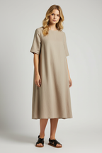 Studio photo with shorter dress