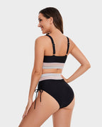 Avelisse | Damskie bikini z wysokim stanem i topem halter