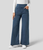 Talise| Jeans Palazzo a Vita Alta con Gamba Larga