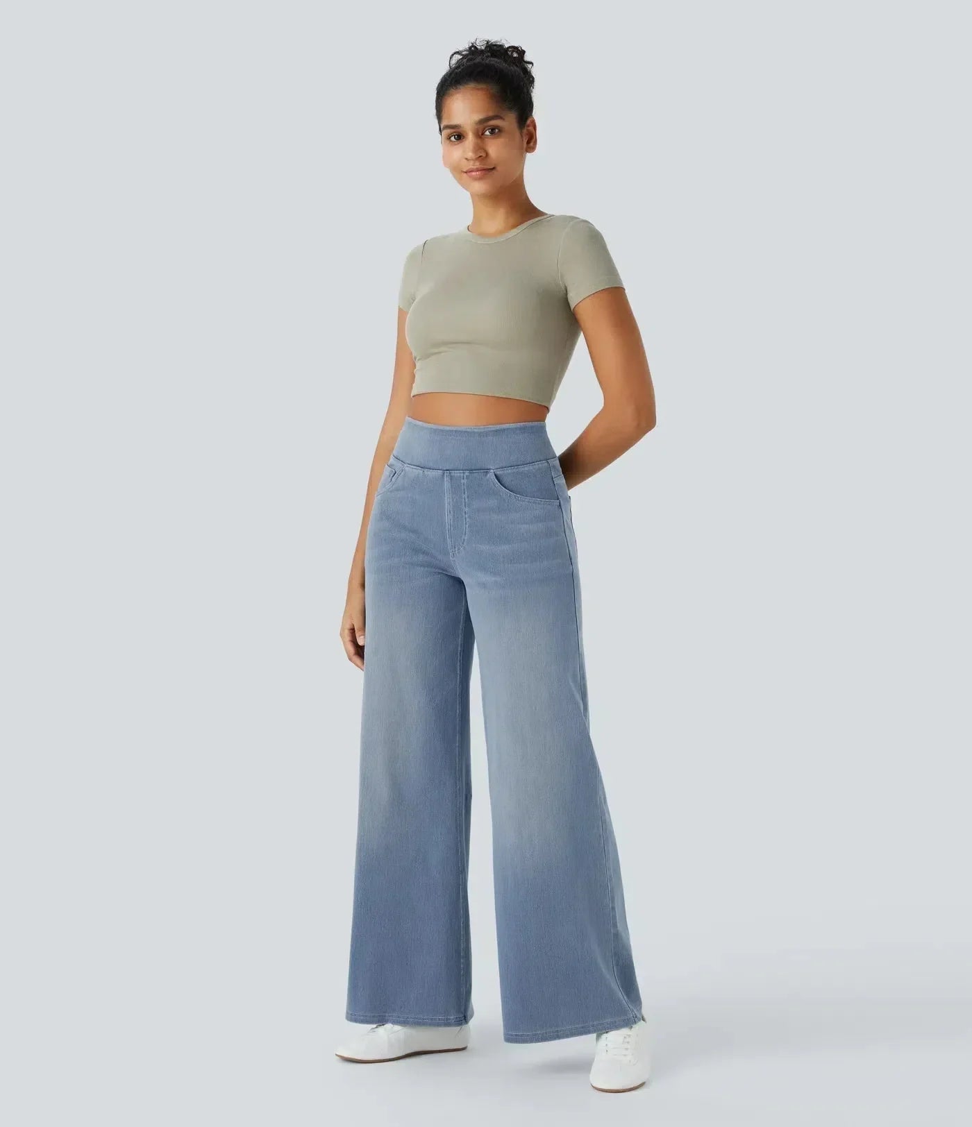 Talise | High-Waist Wide-Leg Palazzo Jeans
