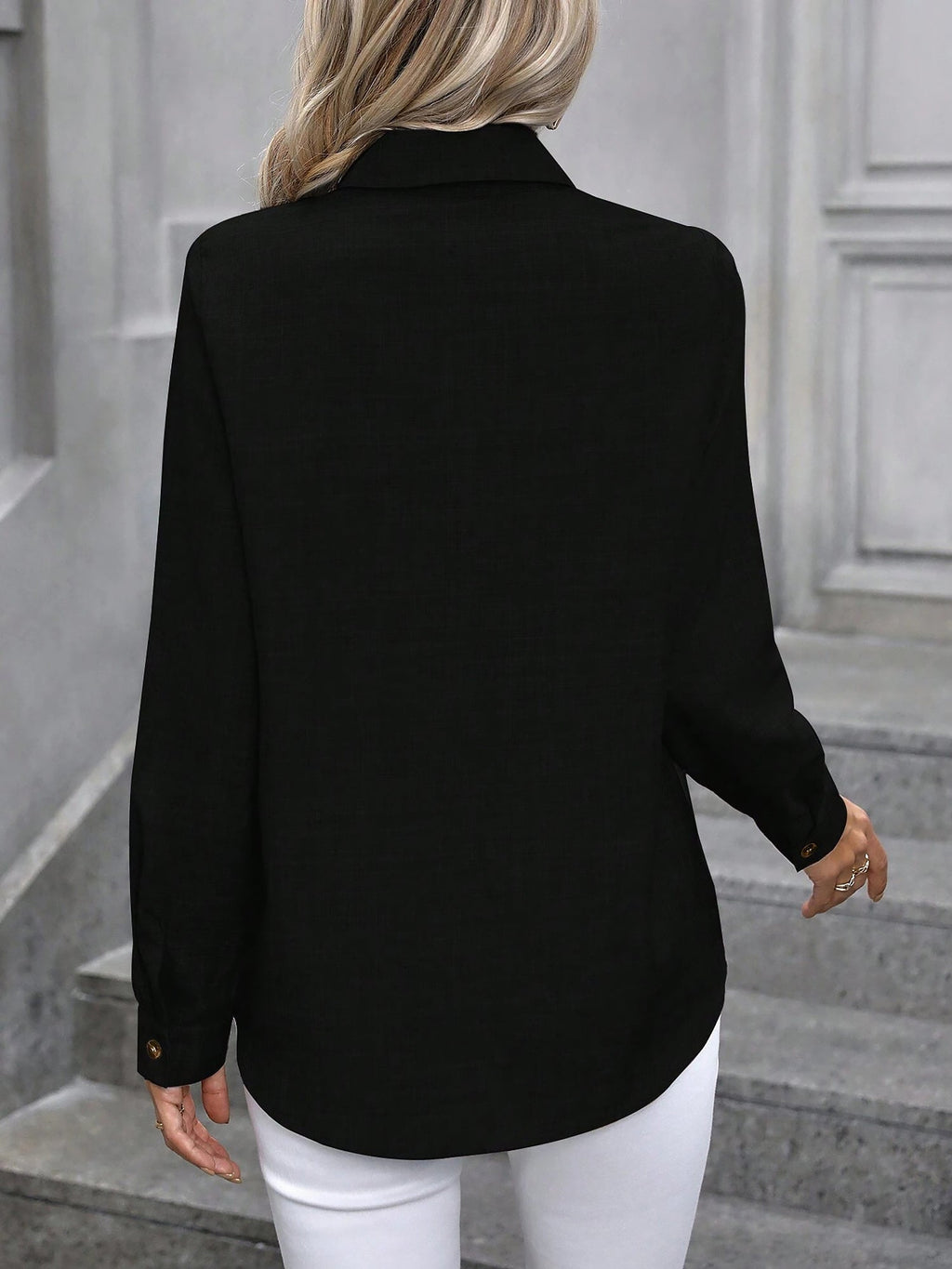 Dalilah | Camicia Elegante da Donna con Colletto e Maniche Lunghe
