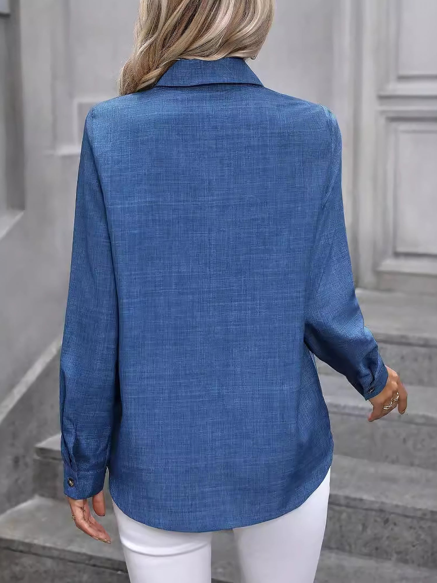 Dalilah | Camicia Elegante da Donna con Colletto e Maniche Lunghe