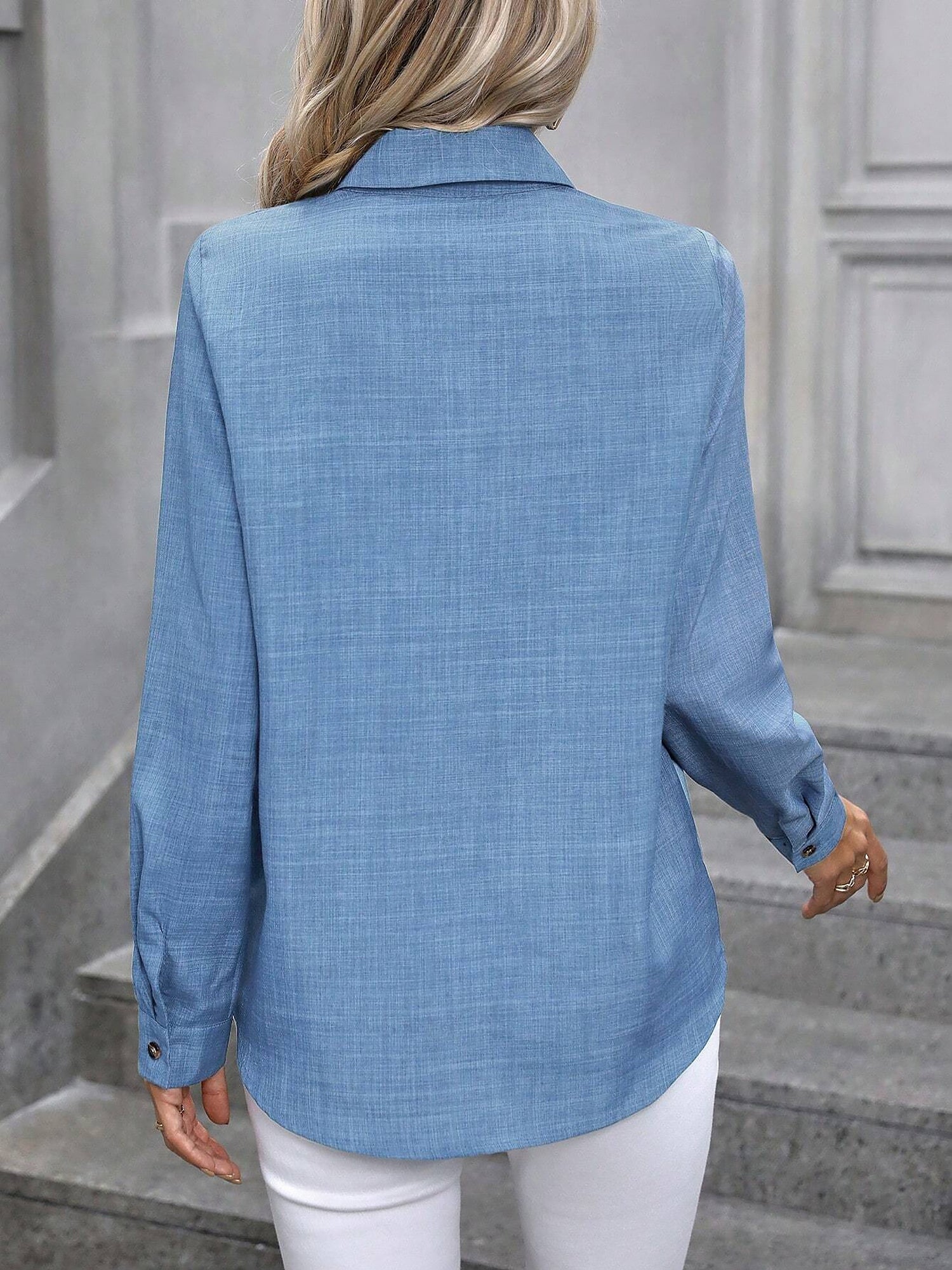 Dalilah | Camicia Elegante da Donna con Colletto e Maniche Lunghe