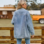 Ravelle | Giacca Jeans Oversize Donna Casual