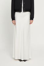 Witte rok close-up